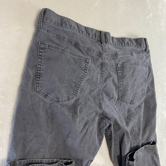 Banana Republic Pants Mens 36x33 Slim Fit Gray Chino Casual Corduroy - Picture 7 of 11
